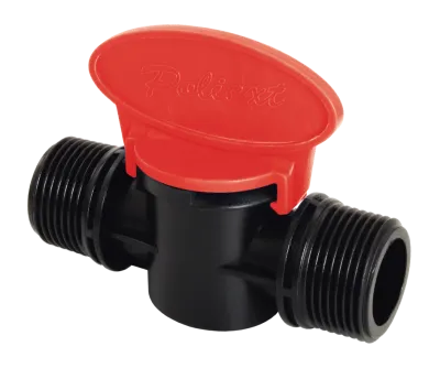 Кран для капельного полива Кран для капельного полива 3/4" НР x 3/4" НР (Poliext 07050040) для капельного полива