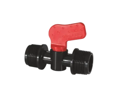 Кран для капельного полива Кран для капельного полива 3/4" НР x 1/2" НР (Poliext 07300020) для капельного полива