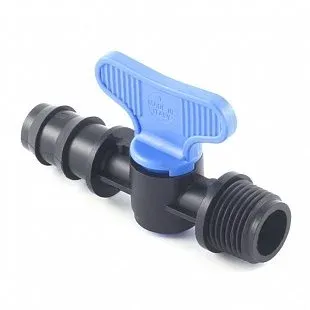Кран для капельного полива 16 x 3/4" Кран для капельного полива 16 x 3/4" НР (Plast Project 3920.016D) для капельного полива